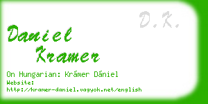 daniel kramer business card